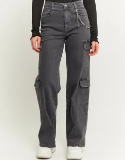 Pantaloni Cargo Dritti A Vita Alta^Tally Weijl Hot