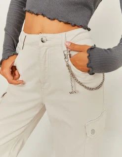 Pantaloni Cargo Dritti A Vita Alta^Tally Weijl Discount