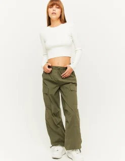 Pantaloni Cargo Parachute Verdi^Tally Weijl Best