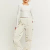 Pantaloni Cargo Parachute Beige^Tally Weijl Outlet