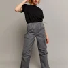 Pantaloni Cargo Parachute Grigi a Vita Alta^Tally Weijl Store