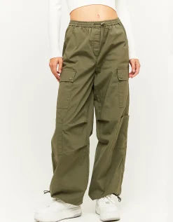 Pantaloni Cargo Parachute Verdi^Tally Weijl Best