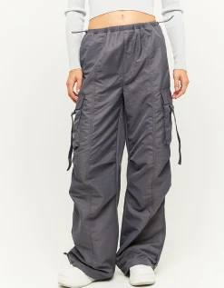 Pantaloni Cargo Parachute Grigi^Tally Weijl Shop