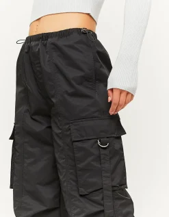 Pantaloni Cargo Parachute Neri^Tally Weijl Sale