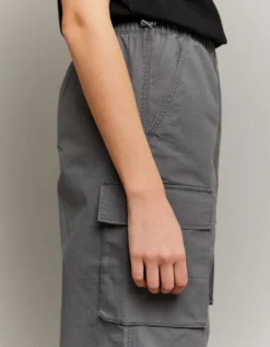 Pantaloni Cargo Parachute Grigi a Vita Alta^Tally Weijl Store