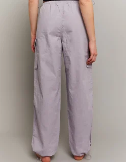 Pantaloni Cargo Parachute Lilla^Tally Weijl Cheap