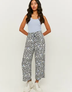 Pantaloni Culotte A Vita Alta Di Lino^Tally Weijl Best Sale