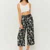 Pantaloni Culotte a Vita Media Neri^Tally Weijl Cheap