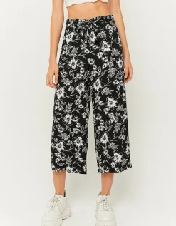 Pantaloni Culotte a Vita Media Neri^Tally Weijl Cheap