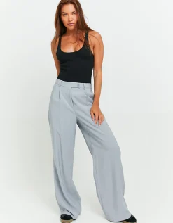 Pantaloni grigi a Vita Alta^Tally Weijl Fashion