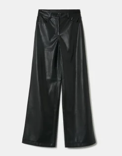 Pantaloni In Ecopelle A Vita Alta Neri^Tally Weijl Online