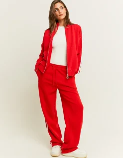 Pantaloni Joggers Wide Leg Basici Rossi^Tally Weijl Sale