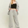 Pantaloni Joggers Wide Leg Basici Grigi^Tally Weijl Best
