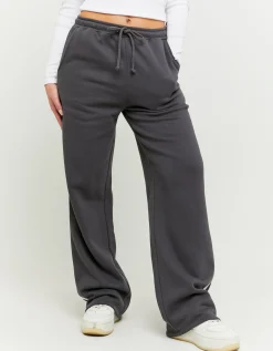 Pantaloni Joggers Wide Leg Basici Grigi^Tally Weijl Fashion
