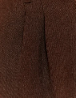 Pantaloni Larghi A Vita Alta Marroni^Tally Weijl Shop