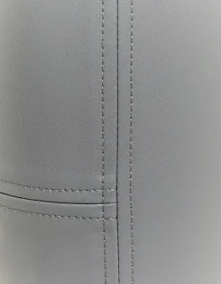 Pantaloni Straight Leg In Similpelle Grigi^Tally Weijl Cheap