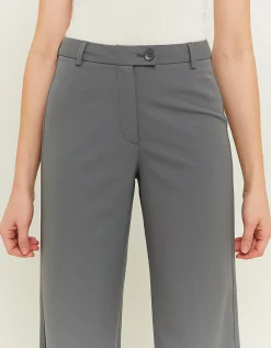 Pantaloni Straight Leg Morbidi Grigi^Tally Weijl Shop