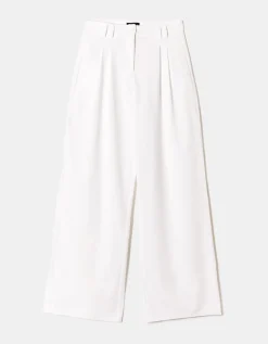 Pantaloni Vita Alta a Gamba Ampia Bianchi^Tally Weijl Fashion