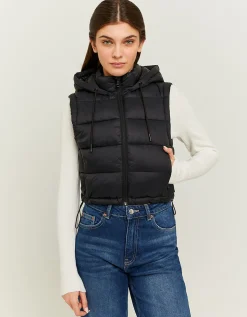 Piumino Smanicato Beige con Cappuccio^Tally Weijl Clearance