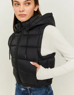 Piumino Smanicato Beige con Cappuccio^Tally Weijl Clearance