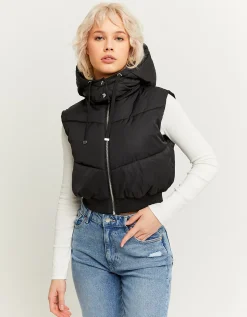 Piumino Smanicato con Cappuccio Removibile^Tally Weijl Shop