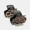 Set di 2 Pinze per Capelli con Stampa Leopardata^Tally Weijl New