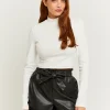 Shorts a Vita Alta Neri in Similpelle^Tally Weijl Store