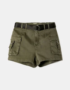 Shorts Cargo a Vita Alta Kaki^Tally Weijl Hot