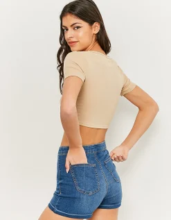 Shorts di Jeans Skinny a Vita Alta^Tally Weijl Best Sale