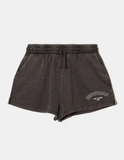 Shorts in Felpa Effetto Acid Wash con Stampa^Tally Weijl Store