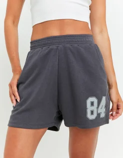 Shorts in Felpa Grigi con Stampa^Tally Weijl Hot