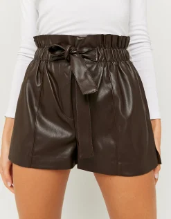 Shorts Paperbag A Vita Alta In Pelle Sintetica^Tally Weijl Flash Sale
