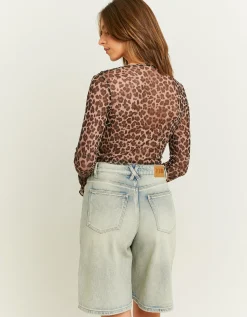 Top A Maniche Lunghe Stampa Animalier Leo^Tally Weijl Best