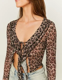 Top A Maniche Lunghe Stampa Animalier Leo^Tally Weijl Best