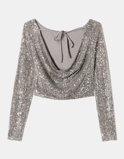 Top Argento con Paillettes^Tally Weijl Flash Sale
