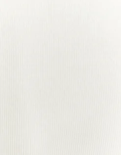 Top Basico a Costine Bianco con Cut Out^Tally Weijl Store