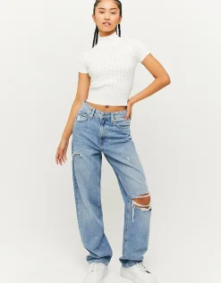 Top Bianco con Dolce Vita^Tally Weijl Discount