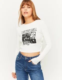 Top Bianco con Lacci Laterali^Tally Weijl Online