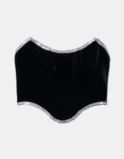 Top Bustino in Velluto con Strass^Tally Weijl Store