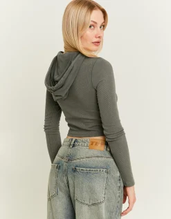 Top con Cappuccio Grigio^Tally Weijl Clearance