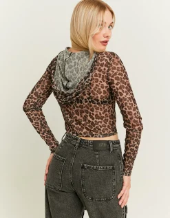 Top con Cappuccio Stampa Leo^Tally Weijl Hot