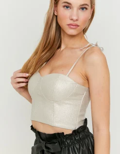 Top Corsetto Oro in Lurex^Tally Weijl Store