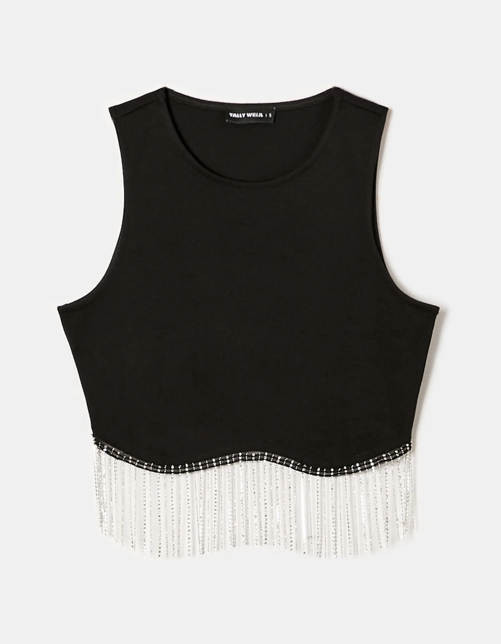 Top Corto Con Dettaglio In Strass^Tally Weijl Fashion