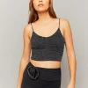 Top Corto in lurex grigio^Tally Weijl Best