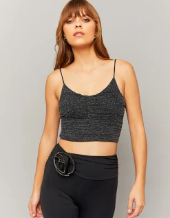 Top Corto in lurex grigio^Tally Weijl Best