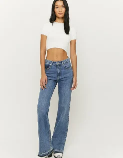 Top Corto In Maglia Bianco^Tally Weijl New
