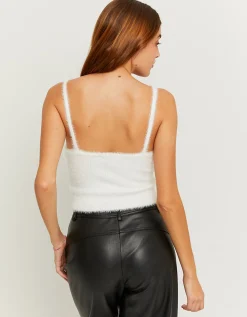 Top Corto Soft Touch Bianco^Tally Weijl Sale
