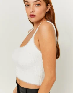 Top Corto Soft Touch Bianco^Tally Weijl Sale