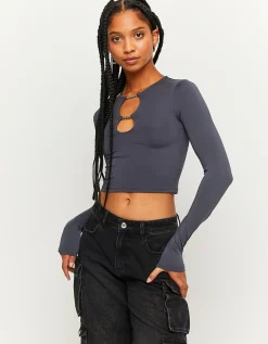 Top Grigio Con Catena^Tally Weijl Shop
