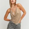 Top in Catena Metallica Oro con Strass^Tally Weijl Store